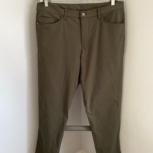 Lululemon olive green ABC Pants size 36